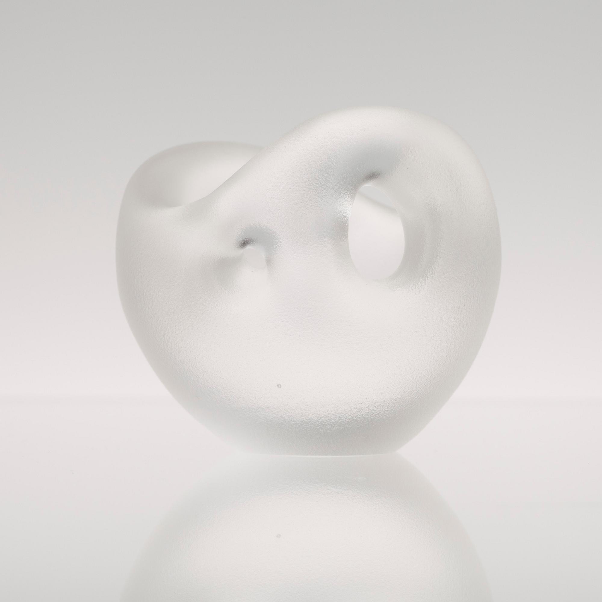 GLASSKULPTUR, "Jättens gryta" Signerad Timo Sarpaneva, Iittala.
