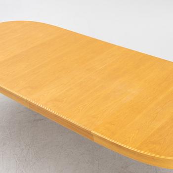 Carl Malmsten, dining table "Herrgården", and chairs, 6 pcs, "Ambassadör".