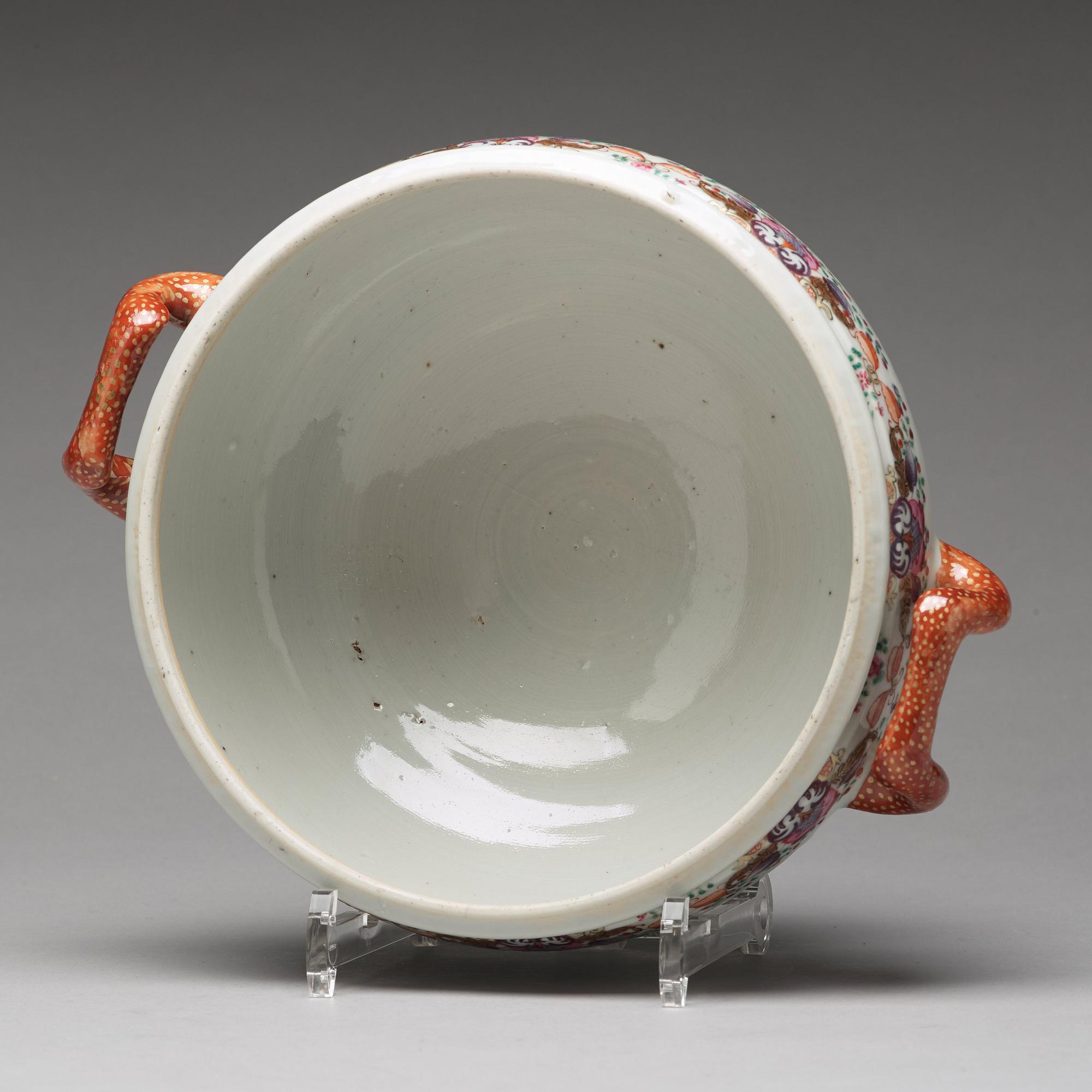 TERRIN med LOCK, kompaniporslin. Qingdynastin, Qianlong (1736-95).