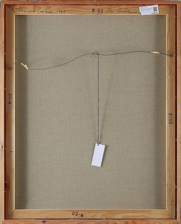 IRIS NORDSTRANDH, olja på duk, signerad samt daterad -89.