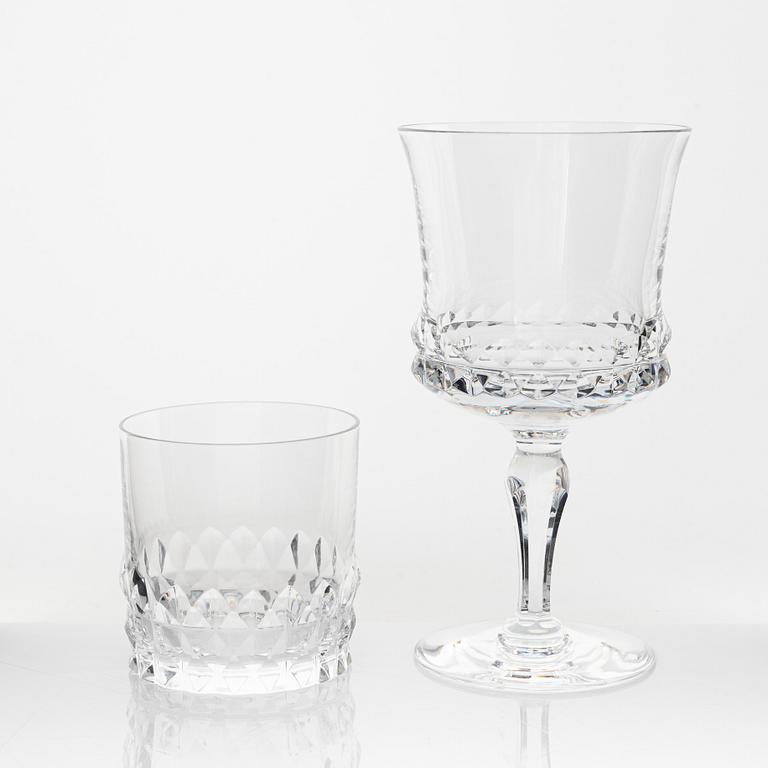 Ingeborg Lundin, a 30-piece 'Silvia' glass service, Orrefors.
