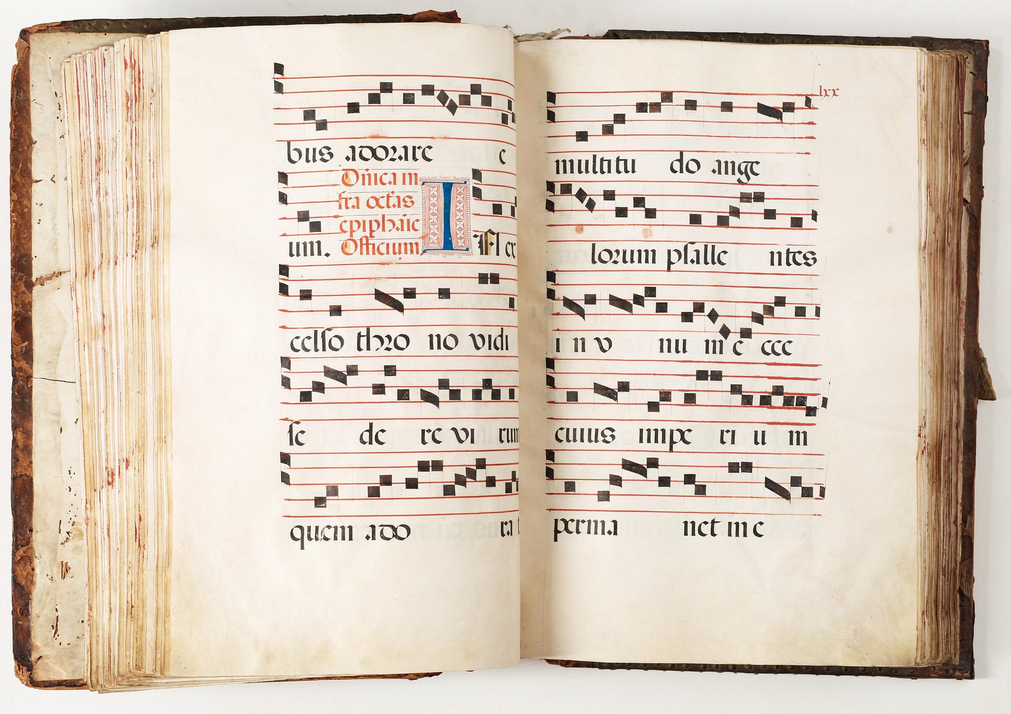 ANTIFONARIUM, handskrift, sannolikt 1400-tal.