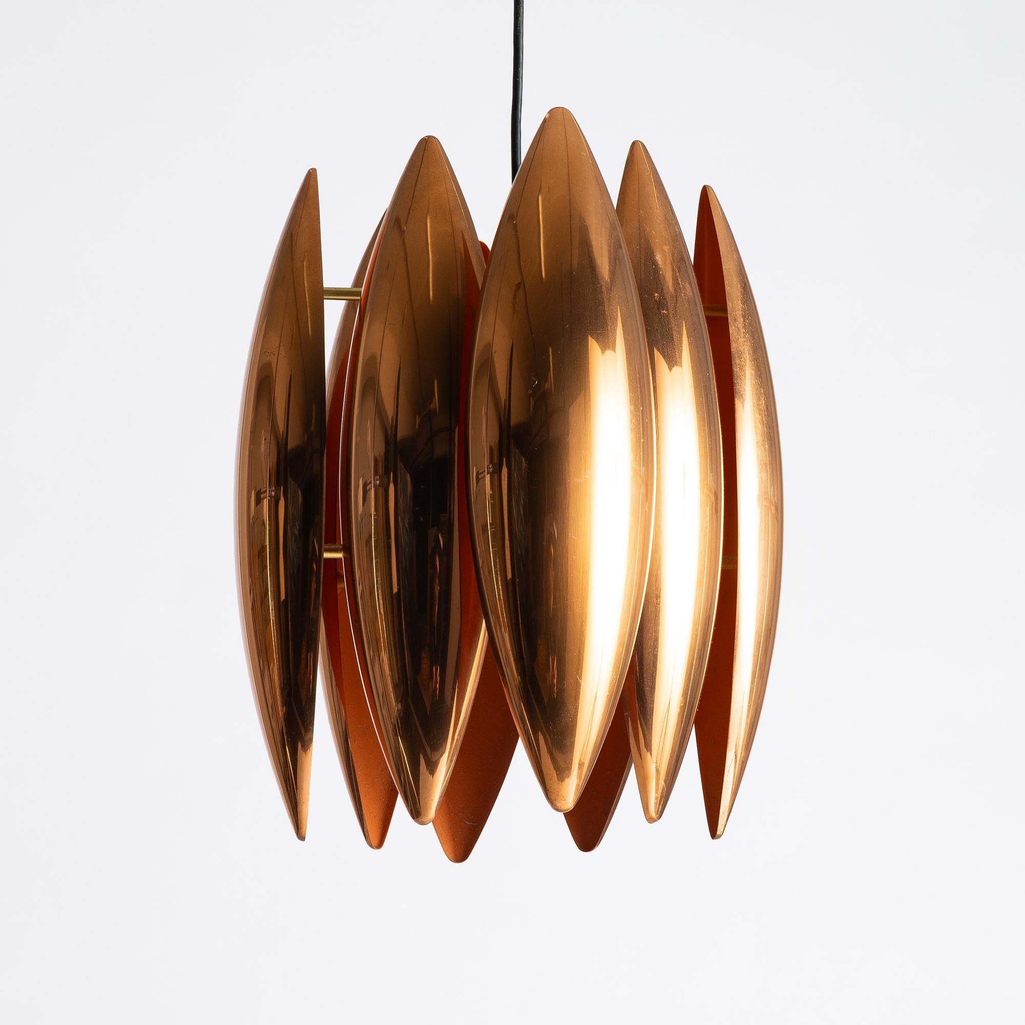 Jo Hammerborg, A 'Kastor' pendant lamp,  Fog & Mörup, Denmark, 20th century.