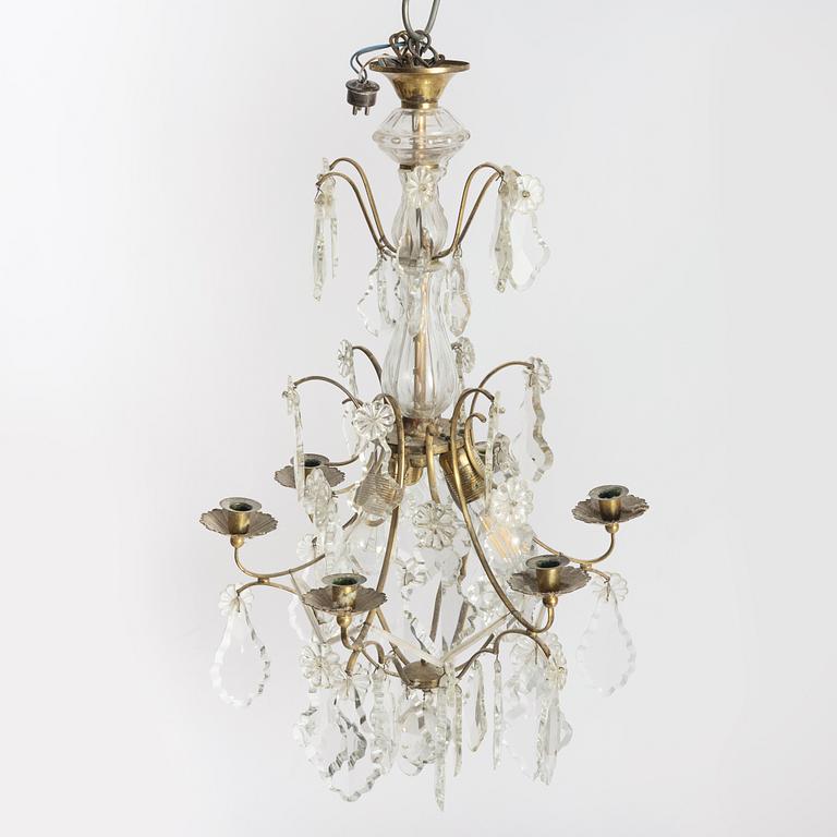 Chandelier, Baroque style, 20th century.