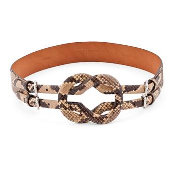 RALPH LAUREN, a python belt.