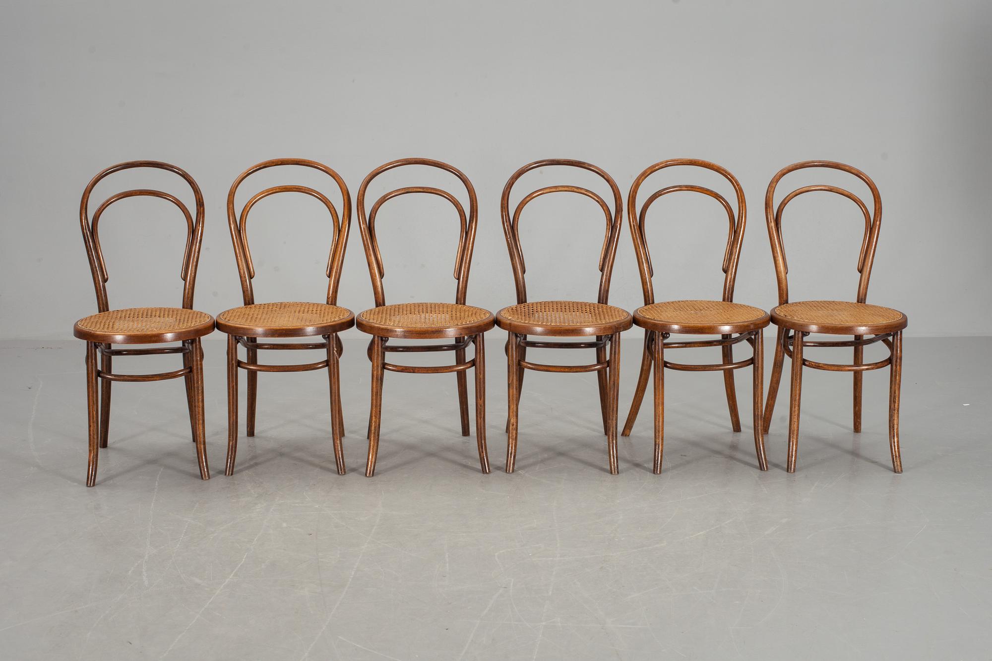 STOLAR, 6 st, Thonettyp, 1900-talets början.