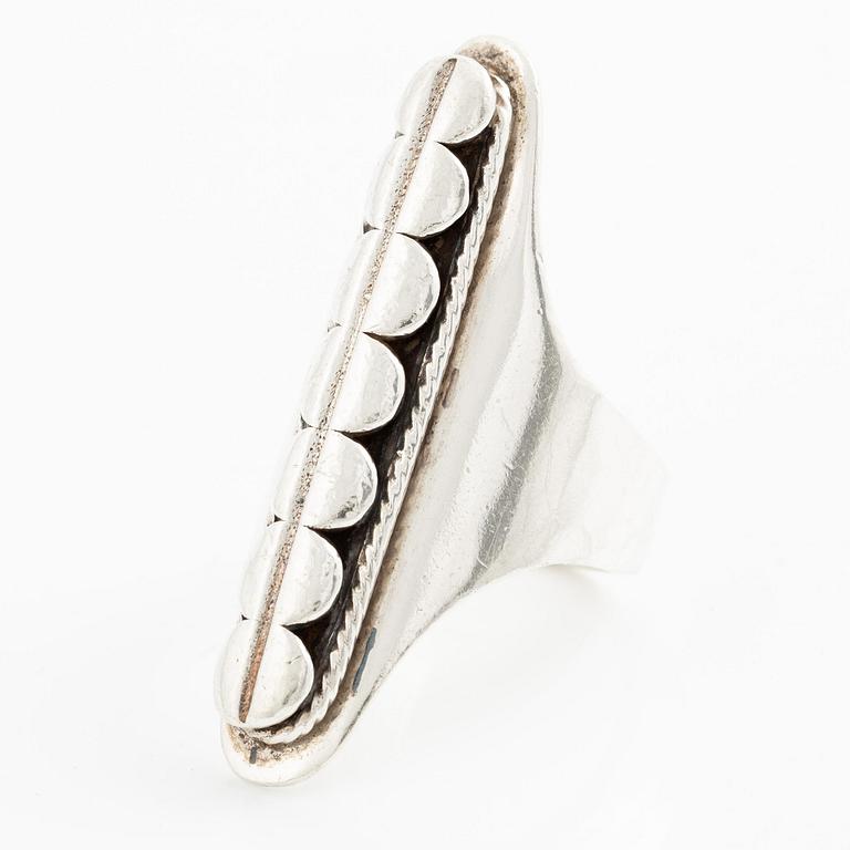 Rosa Taikon and Bernd Janusch, ring, silver, Stockholm.