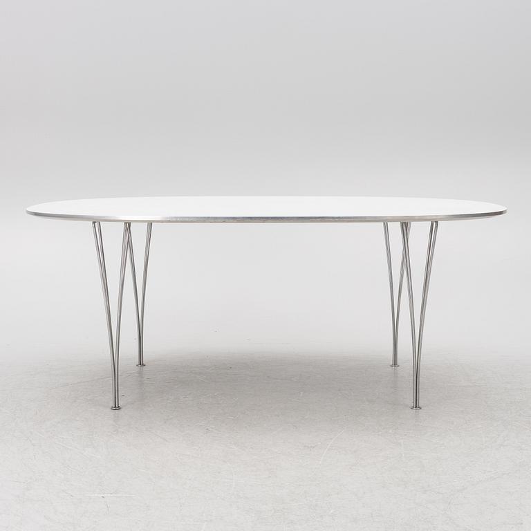 Bruno Mathsson & Piet Hein, table, "Superellipse", Fritz Hansen, Denmark.