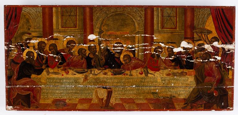Icon, tempera on panel, Greece, 18th century.