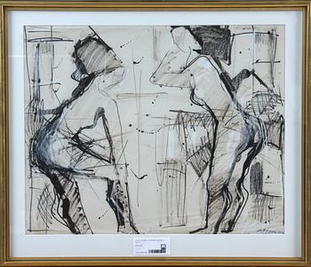 ELVINE OSTERMAN, blandteknik, sign.