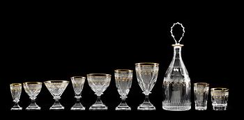 GLASSERVIS 91 delar, Kosta Junior, 1900-tal.