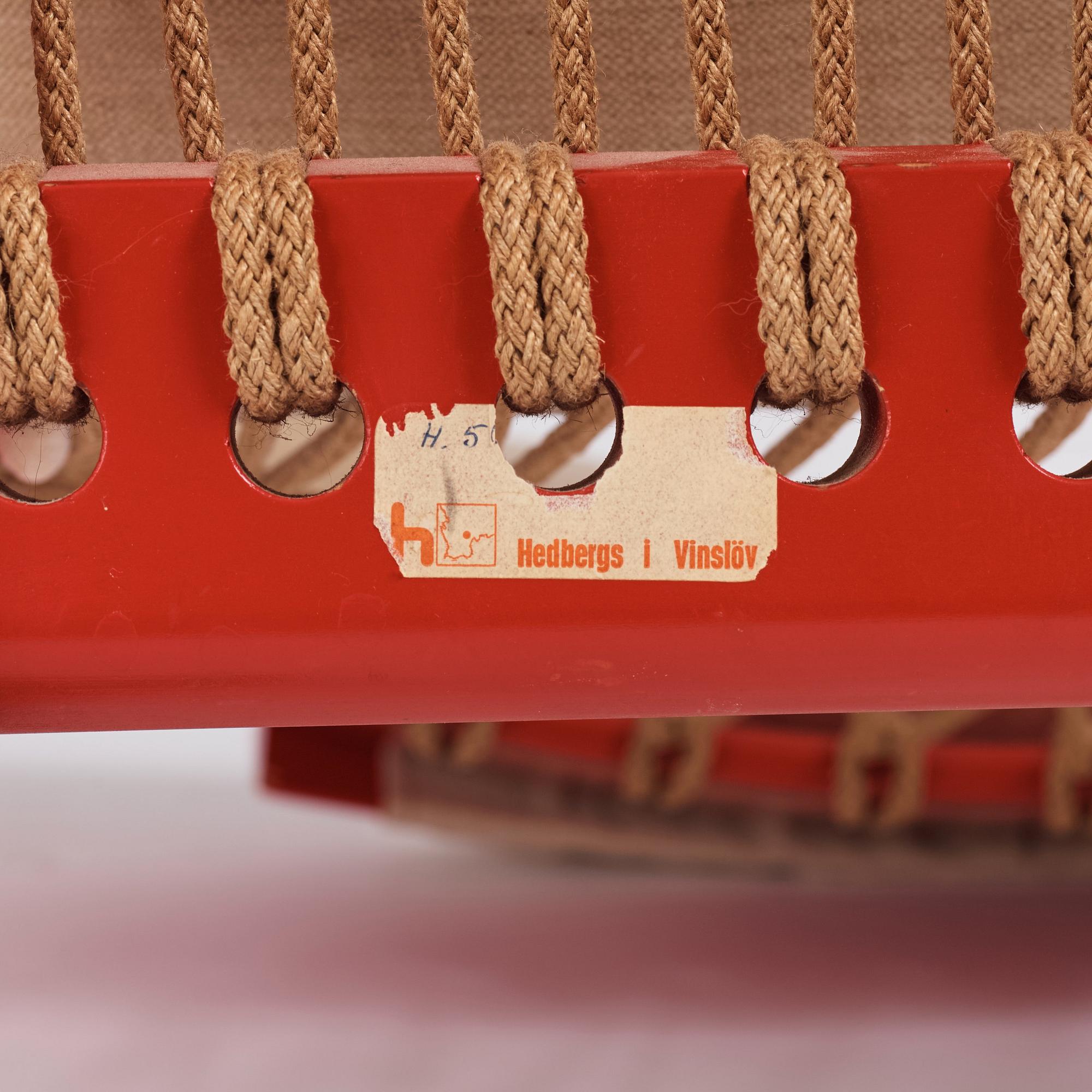 Hans J. Wegner, "The Web Chair", model "JH 719", Johannes Hansen, Denmark, post 1968.