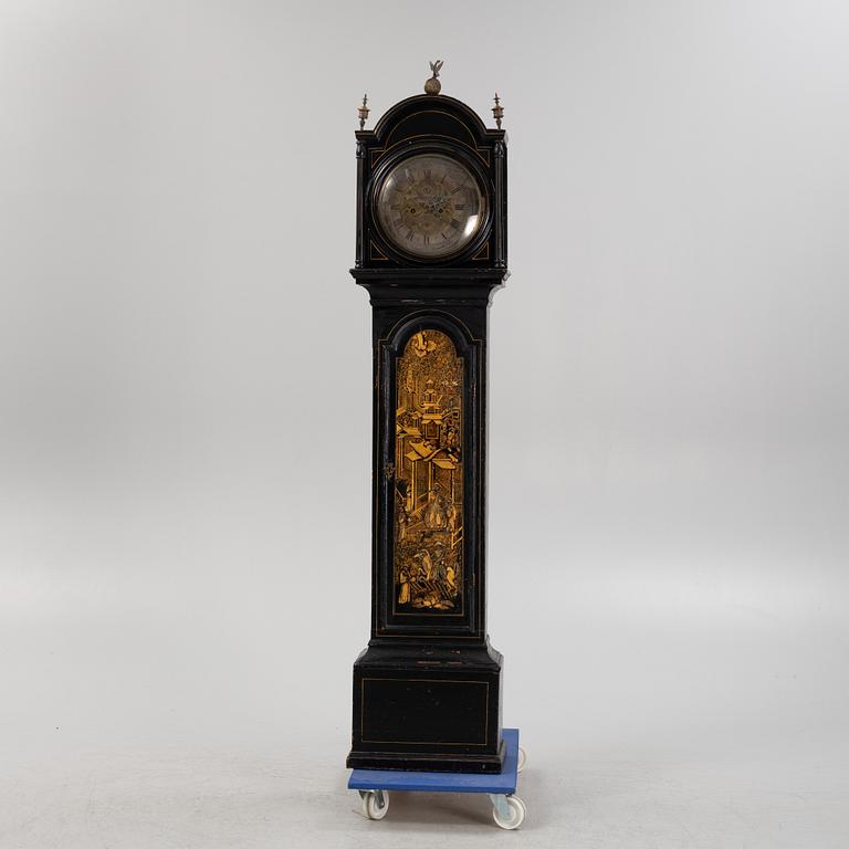 A longcase clock, England, 18th century, marked Wilson London.