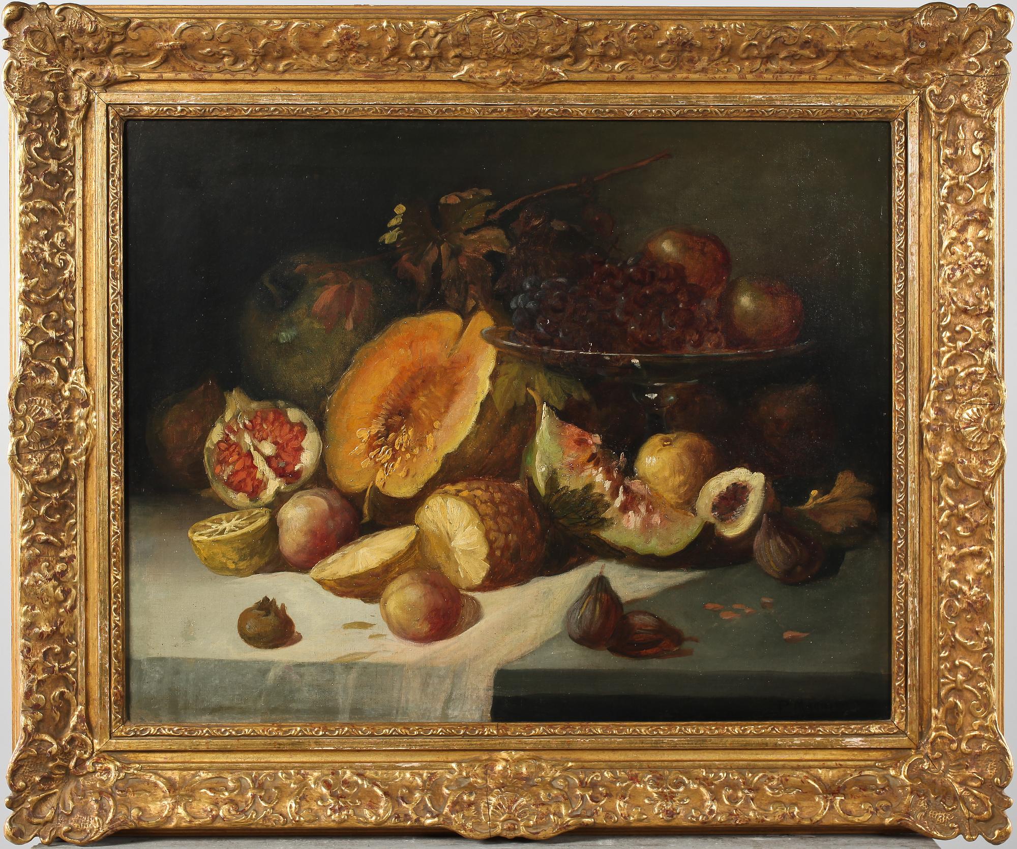 OKÄND KONSTNÄR, olja på duk, signerad P Marci, 1800-tal.