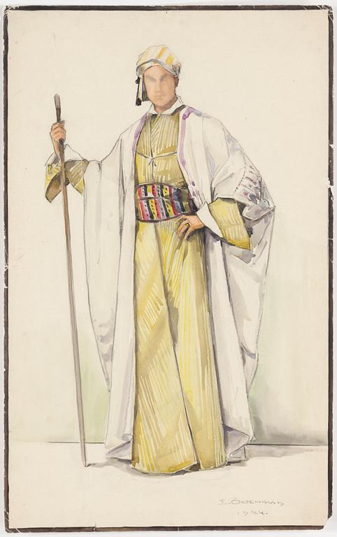 ELSA ÖRTENBLAD, 13 water colours, signed, 1920´s.