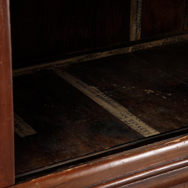 A Korean wooden cabinet, 20th century.