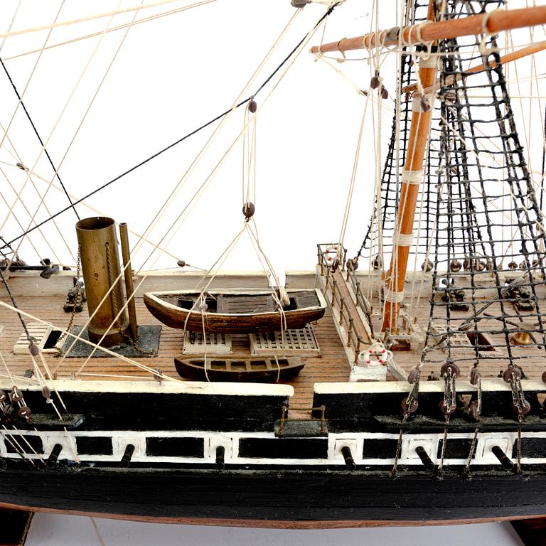 Fartygsmodell  1900-taltets första hälft.