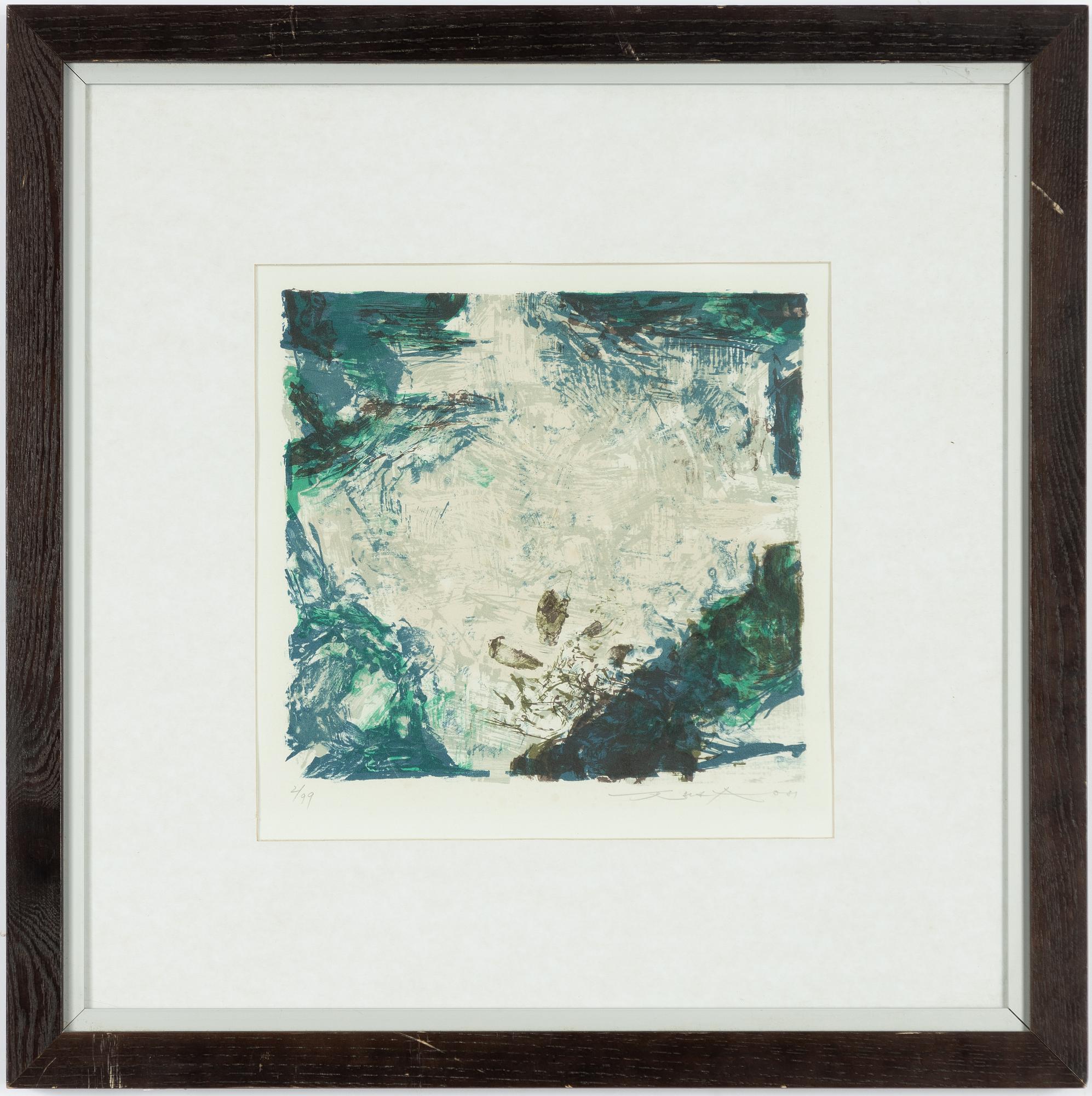 Zao Wou-ki, Untitled.