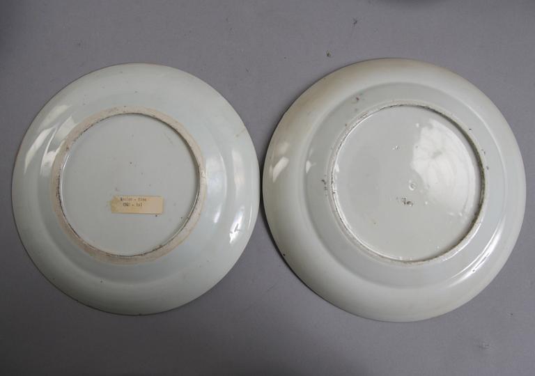 PARTI PORSLIN, 10 delar, Kanton 1800-1900-tal.