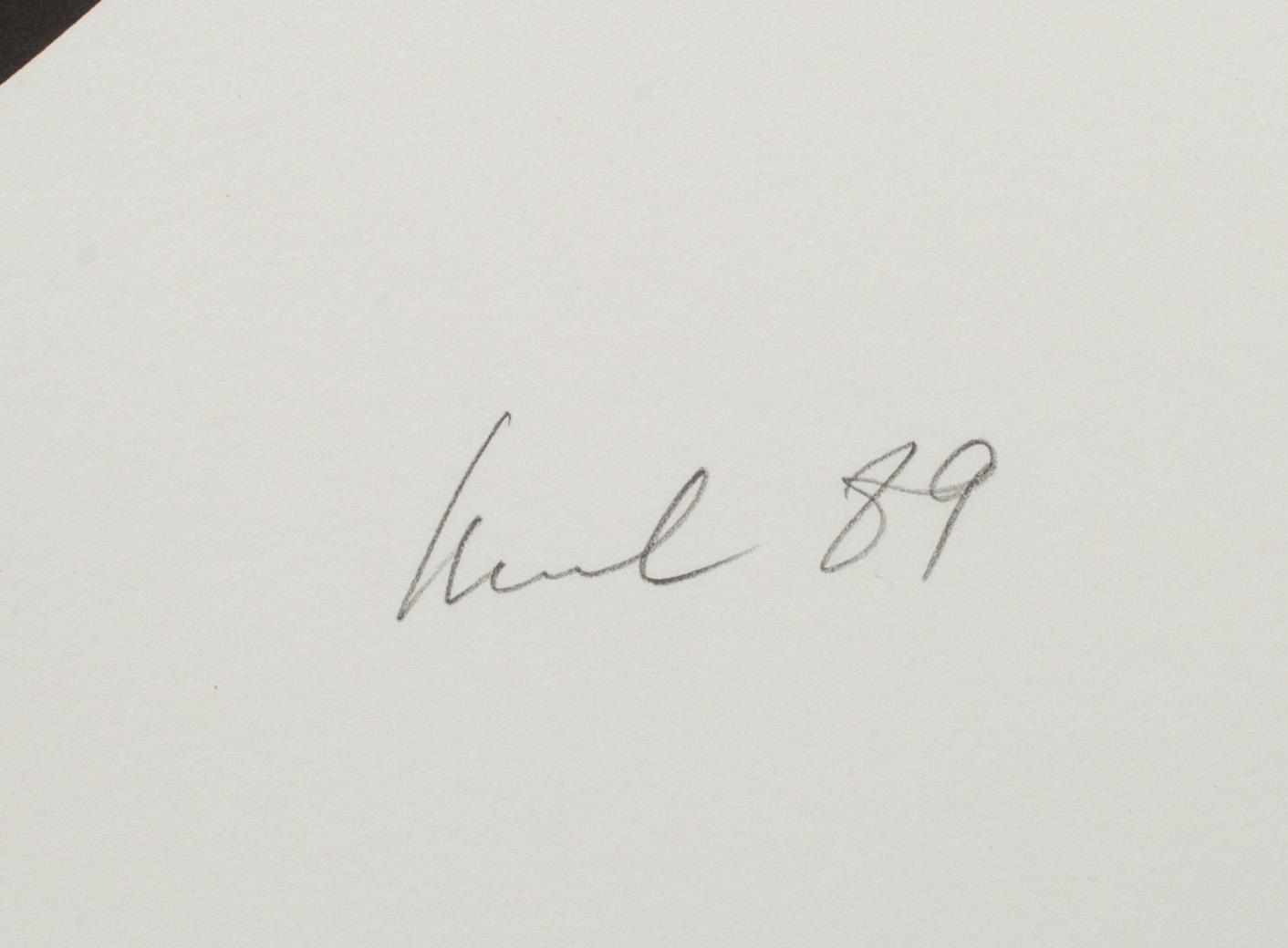 RAUL MEEL, färgserigrafi, signerad och numrerad 7/50, daterad 89.