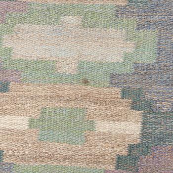 Judith Johansson, a carpet,”Dungen”, flat weave c 243 x 171 cm, signed JJ.