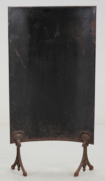 BRASSKÄRM, plåt, 1800-talets senare hälft.