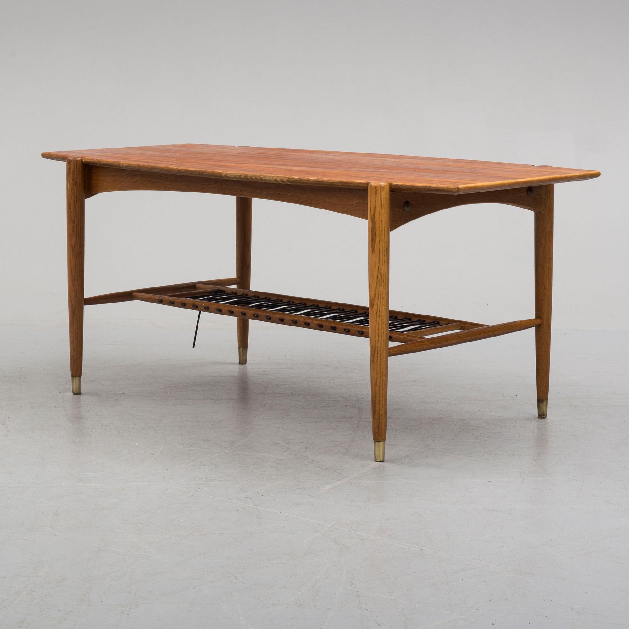 a second half of the 20th century table, from Bodafors, possibly by Bertil Fridhagen.