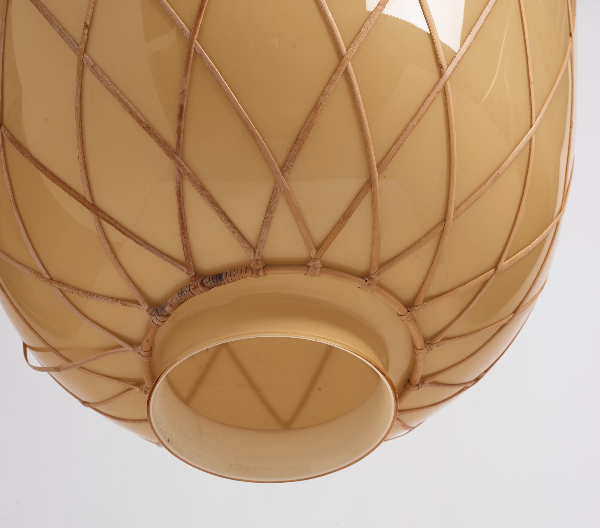Harald Notini, a ceiling lamp, model '11555', Arvid Böhlmarks Lampfabrik, Sweden 1940s.