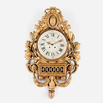 VÄGGPENDYL, gustaviansk, 1700-talets slut.