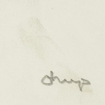 Bengt Orup, mixed media, signed.