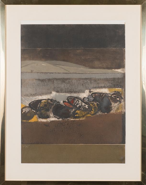 Jose Ortega, litografia, signeerattu ja numeroitu 65/95.