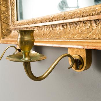 LAMPETTIPARI, empire noin 1800-1820. Norrköpingin hallileima.