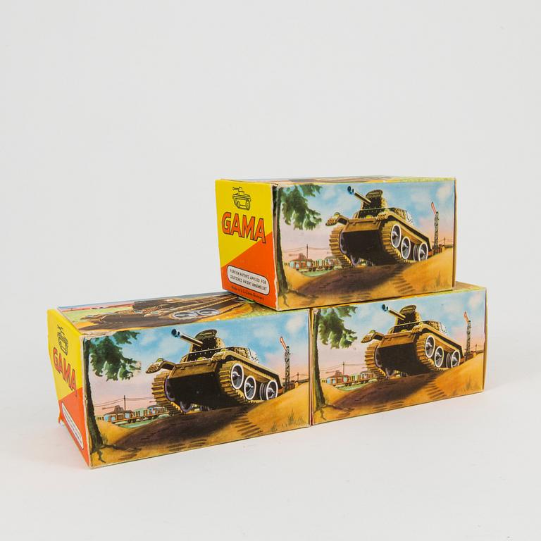 GAMA, 3 stycken stridsvagnar 70/3, Tyskland, 1950-tal.