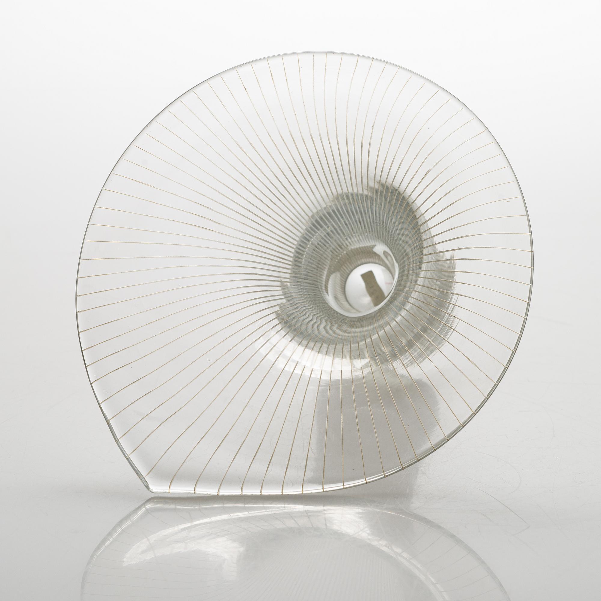 Tapio Wirkkala, vas, "Kantarell", signerad Tapio Wirkkala Iittala -54.