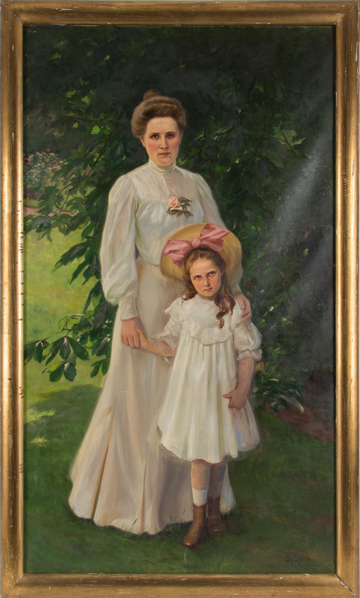 BRUNO HOPPE, olja på duk, signerad och daterad 1905.