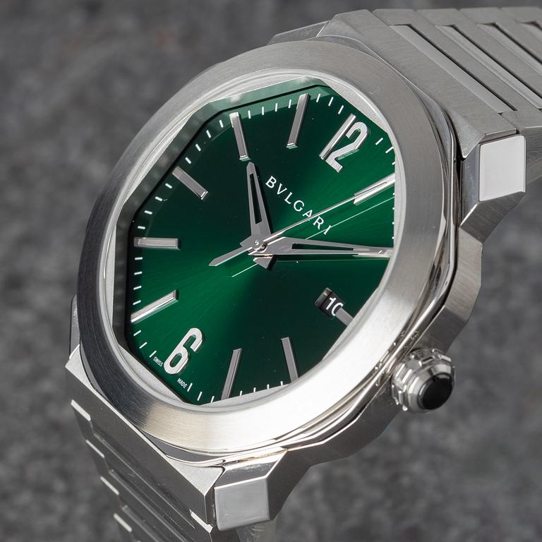 Bulgari, Octo Roma, "Green Dial”, "MEA Market", ca 2021.
