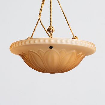Harald Notini, ceiling lamp, model "10074", Arvid Böhlmarks Lamp Fabrik, Stockholm, 1930s.