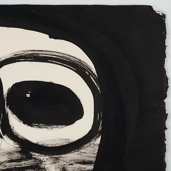 Bengt Lindström, akryl på papper, stämpelsignerad samt intygad a tergo av Curt Aspelin, 1970-tal.