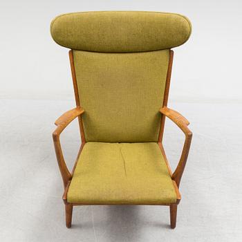 HANS J WEGNER, an oak 'AP-15 easy chair from AP-Stolen, Denmark, 1950's/60's.