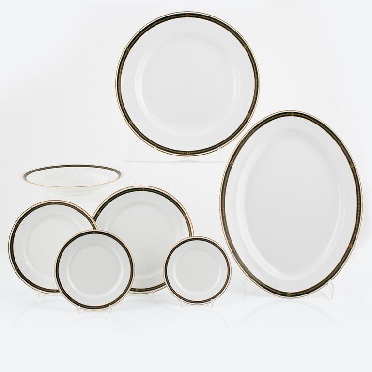 Matservis, 83 delar, porslin, Rörstrand, tidigt 1900-tal.