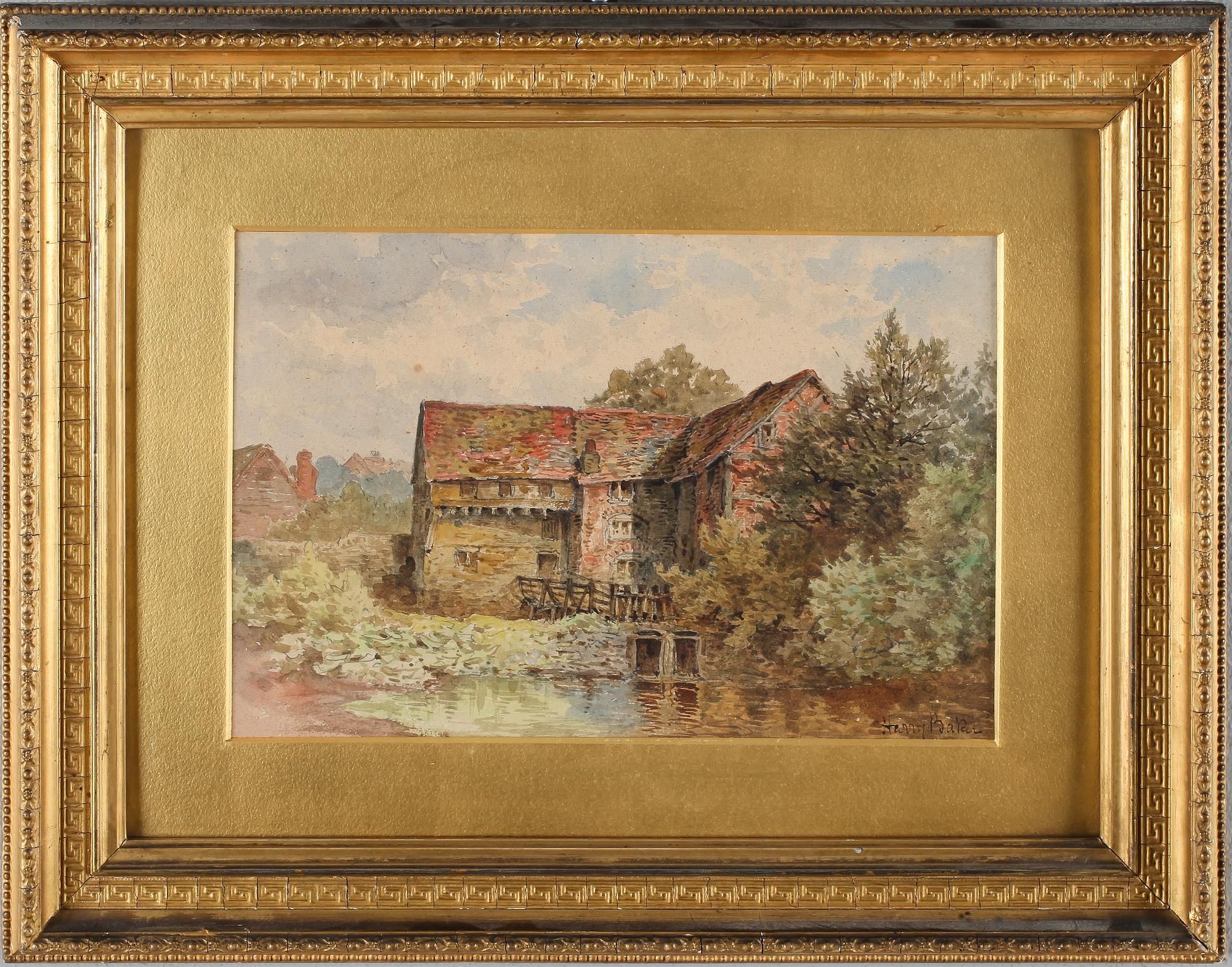 HARRY BAKER, akvarell, signerad.