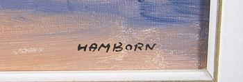 HAMBORN, AXEL. Olja på duk, sign.