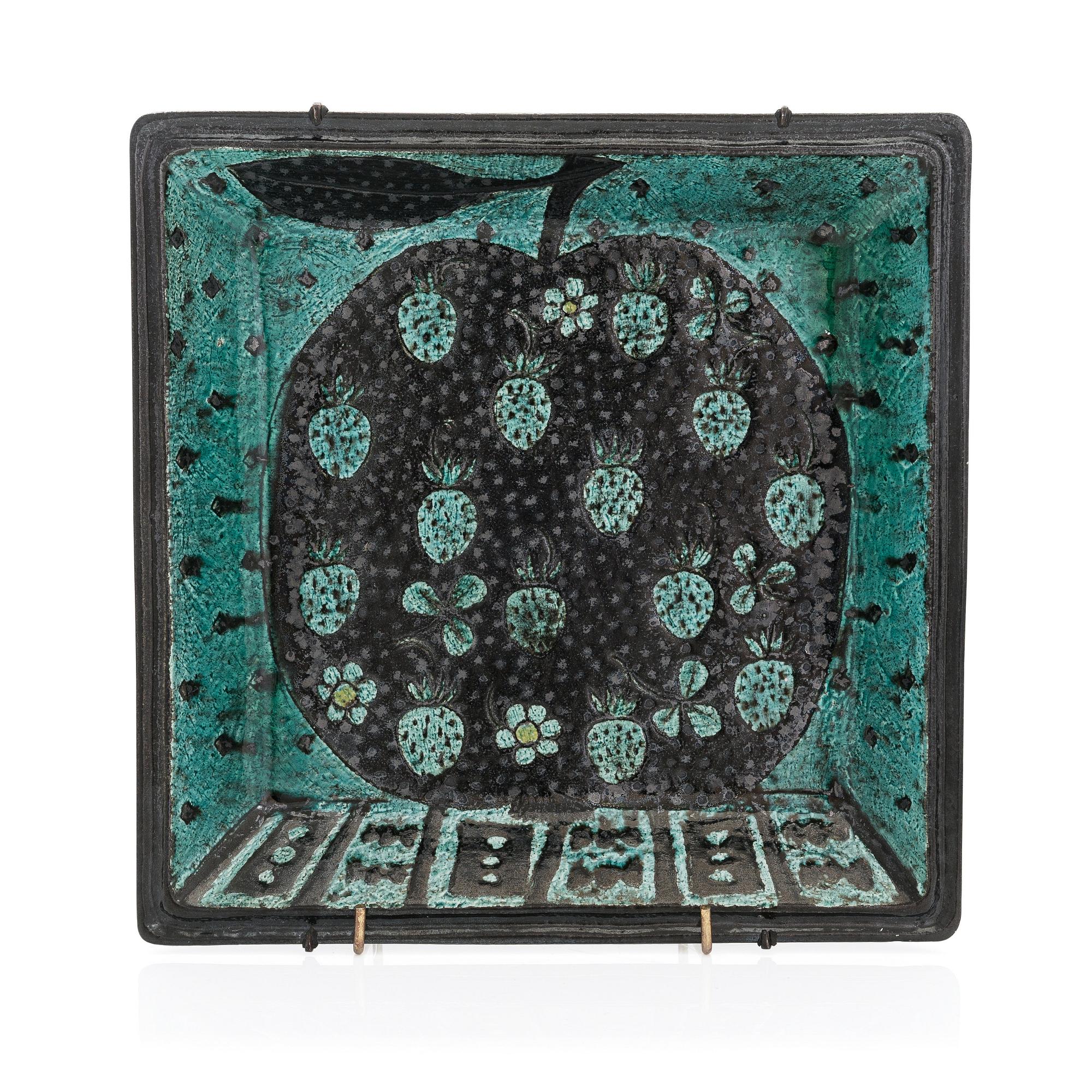 Birger Kaipiainen, a stoneware relief signed Kaipiainen Rörstrand.