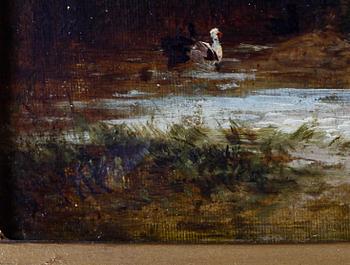 WILLIAM PITT, olja på duk, signerad, daterad a tergo 1877, verksam 1853-1890.