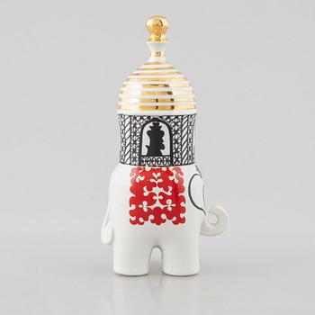 Lisa Larson, figurin, stengods, "Elefant" ur serien "Traffic", Gustavsberg 1971-73.