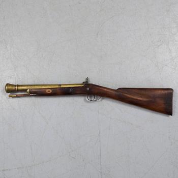 A 19th century blunderbuss.