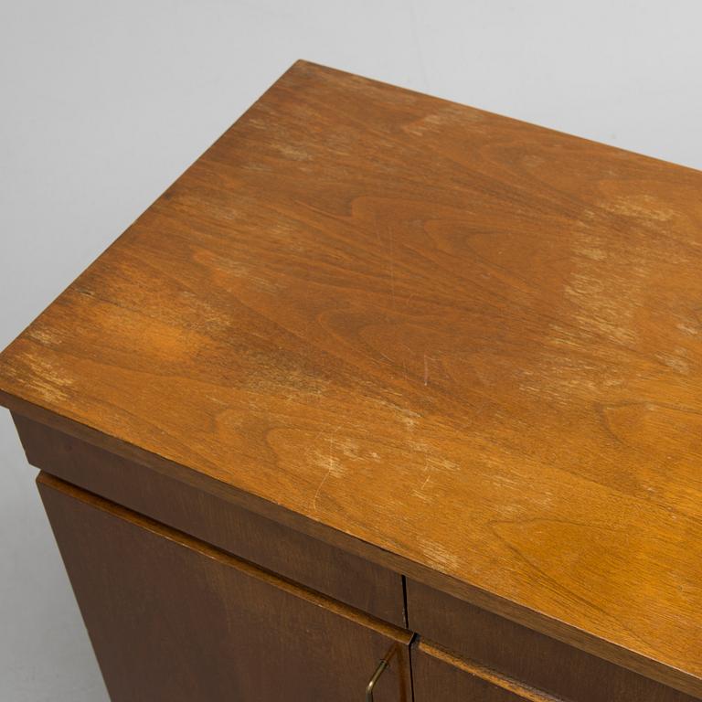 A 1960s sideboard and a stool, for Paul Boman, Finland.