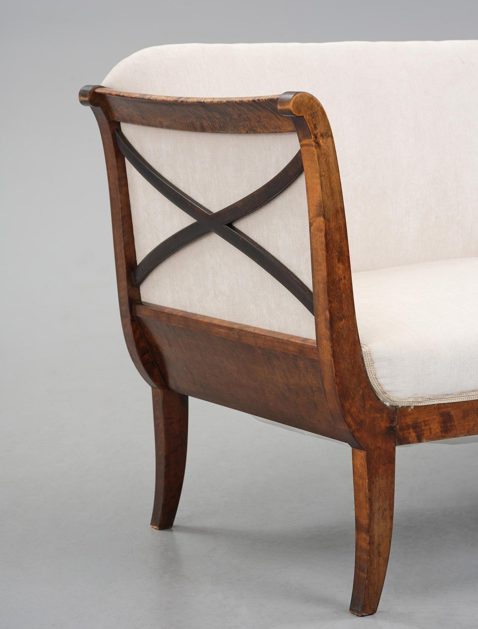 Carl Malmsten, soffa, Swedish Grace, Svenska Möbelfabrikerna, Bodafors, 1920-tal.