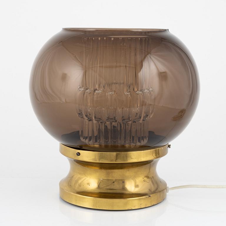 Carl Fagerlund, bordslampa, Orrefors.