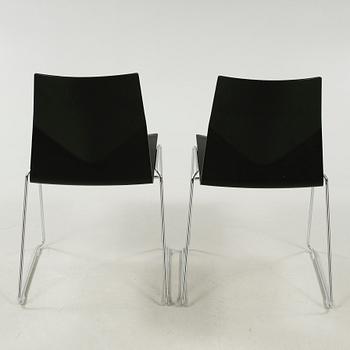 CHRISTINA STRAND & NIELS HVASS, five chairs, "Four Cast'2 Four", Four Design, 2008.